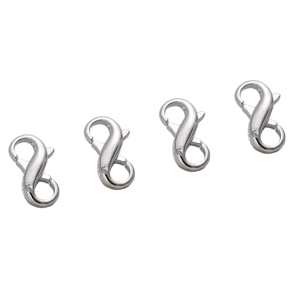 Kobber 8-formede Spennelåser For DIY Smykkefremstilling Armbånd Halskjede Håndverkstilbehør