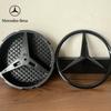 Car Sticker C200 E300 Hot 2026 New For Benz Grill Badge Grid Style Front Emblem for Mercedes Benz AMG A B C E CLA CLS SLK GL Met