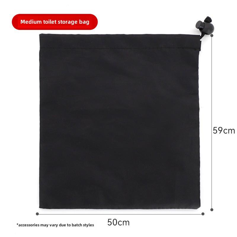 Folding Tent & Outdoor Toilet Accessory Set with Coagulant