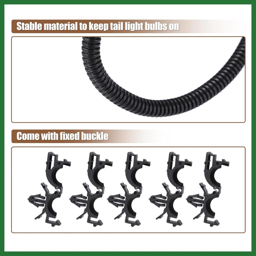 Motoforti 1 Set Tail Light Lamp Wiring Harness for Chevrolet Silverado 1500 2500 HD 3500 HD for GMC Sierra 2500 HD 3500 HD 2016-2019 Passenger Side