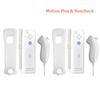 2 In 1 Wireless Gamepad for Nintendo Wii/Wii Game Remote Controller Joystick Joypad Nunchuck Hand Curved Game Handle Accessories