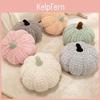 Macaron Farvet Græskar Plys Pude Med Blødt Kort Pels Til Boligindretning Og Halloween Gave