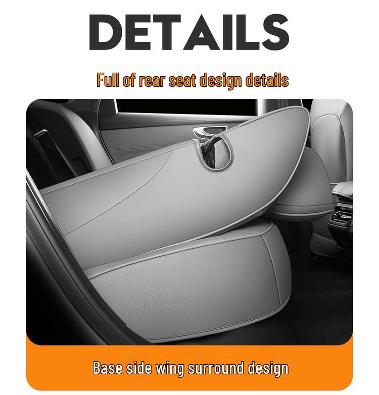 Roewe M7DMH Original Perforerade Läder Bilbarnstolsskydd - Andningsbara & Hälsobevarande