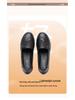 Ladies' Genuine Leather Loafers - Soft Sole Comfort Shoes for Spring & Autumn. Perfect for Middle-aged and Elderly Women.