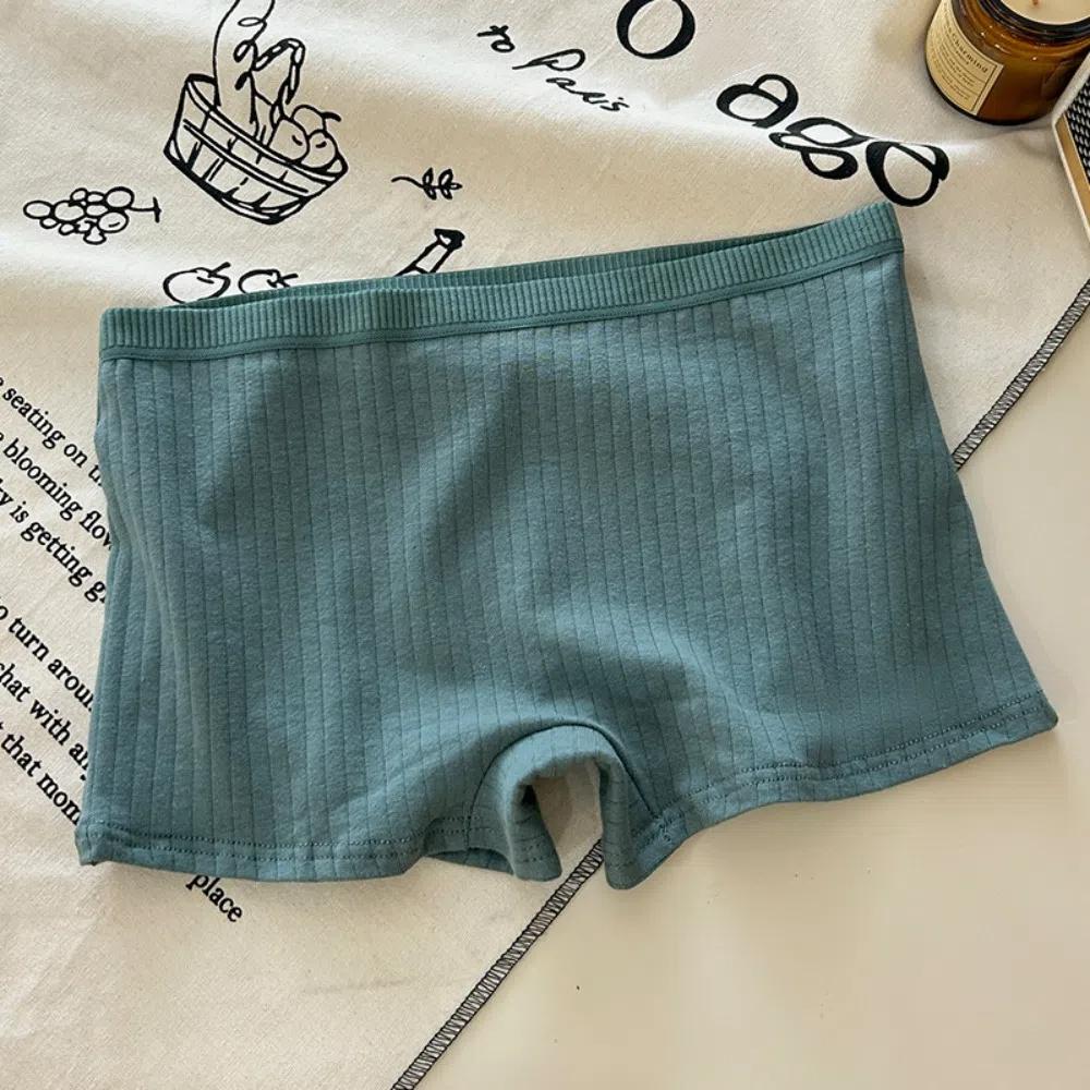 4Pcs Underwear Women Panties Set Low Waist Safety Trousers Brief Japanese Style Underpants  Lady