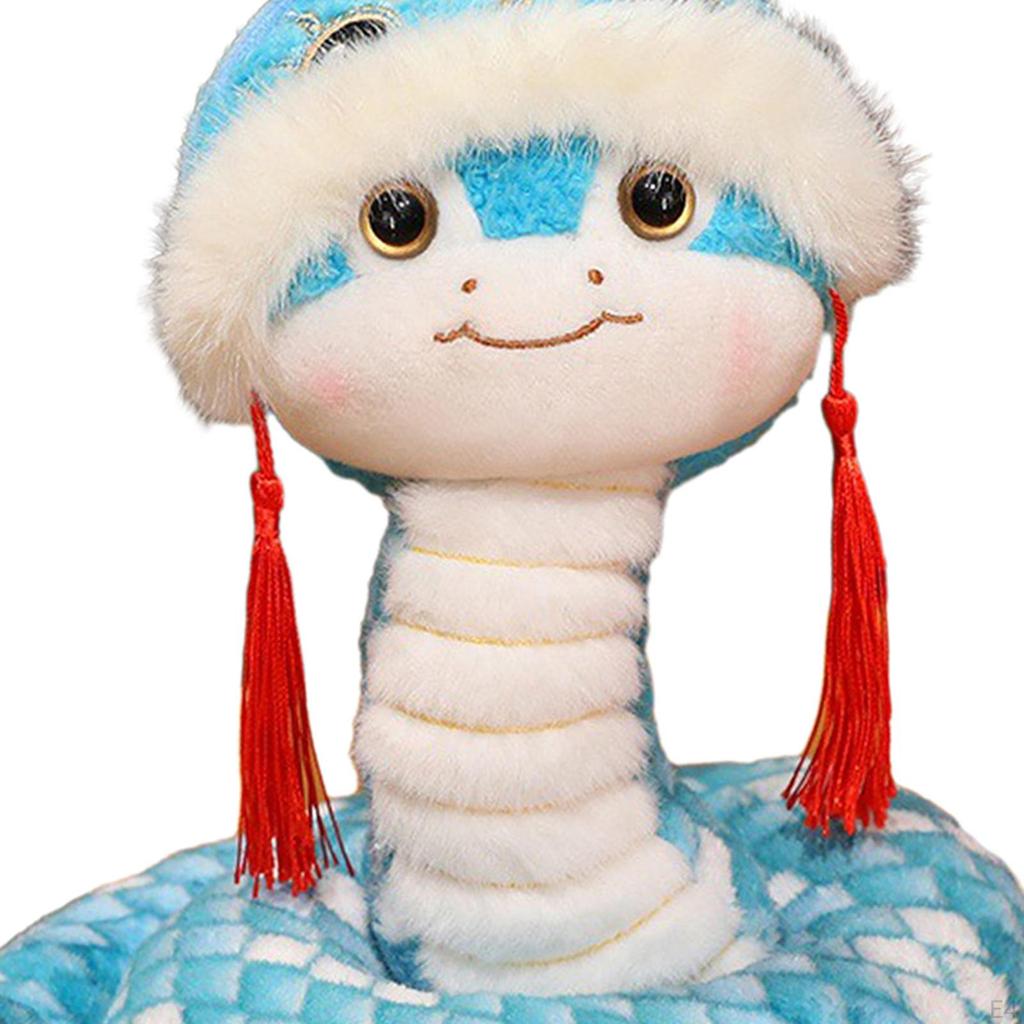 Chinese Snake Plush Toy Animal Figure for Souvenir And Celebrations