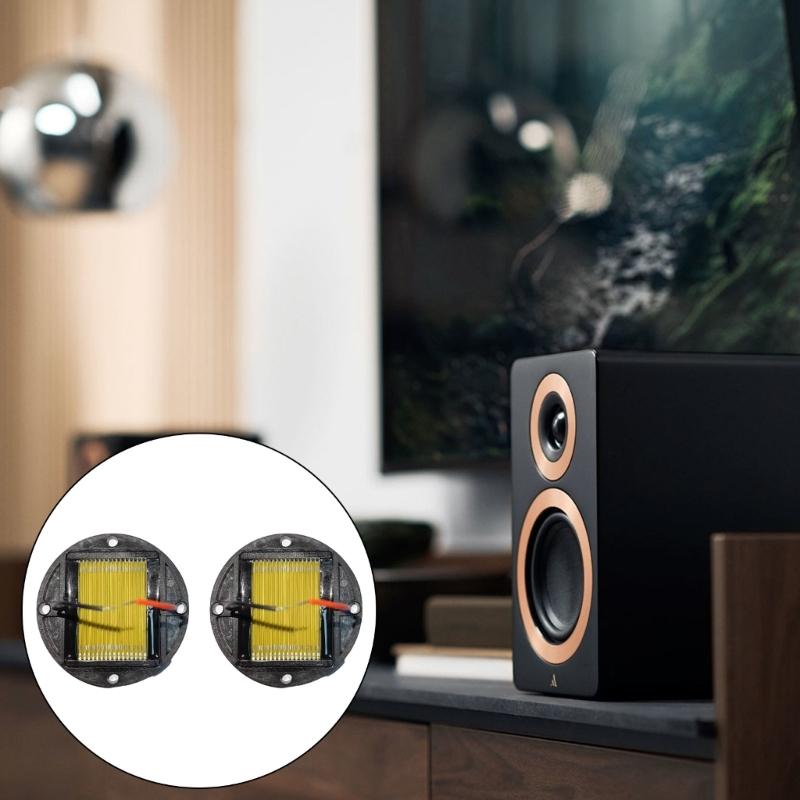 2PCS 65mm Air Motion Loudspeakers Super Belt Type Tweeters Horns for Clear and Detailed Auditory Loudspeaker