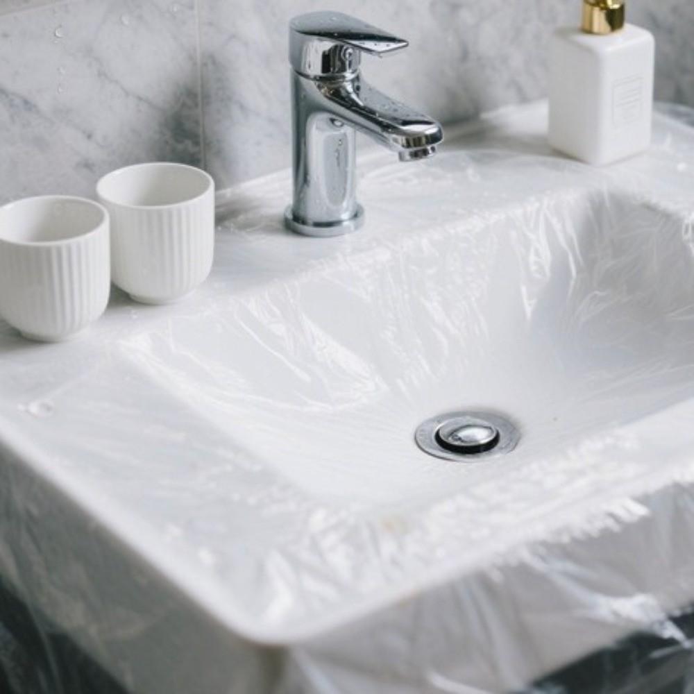 5pcs/set Disposable Isolation Film Anti-Dirt Anti-Fouling Cover  Hotel Travel Washing Use