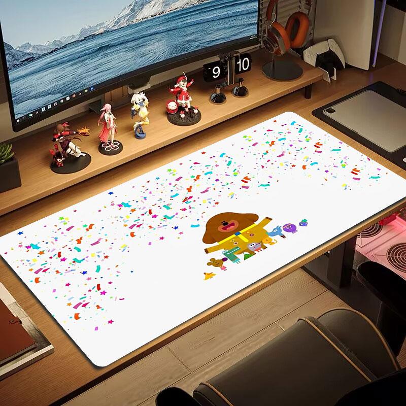 Hey Duggee Large Size Mouse Pad Large Gaming Table Cushion Non-slip Laptop Tablet Big Mousepad XXL Mat Mini PC Playmat With Lock edge