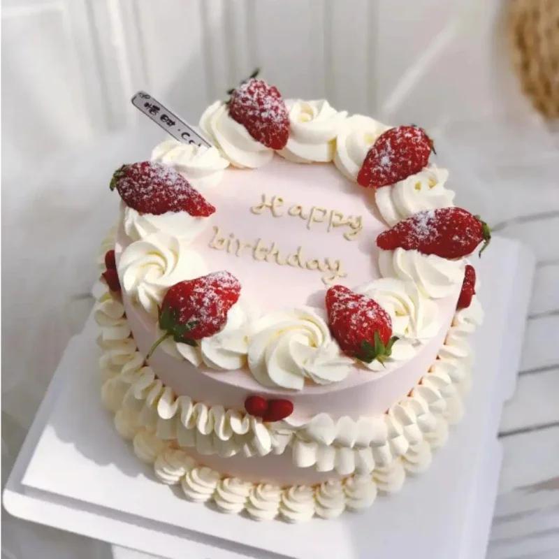 3D Strawberry Candy Chocolate Fondant Molds Silicone Mould Cake Decorating Tools Party Cup Cake Decor Kitchen Baking Molds