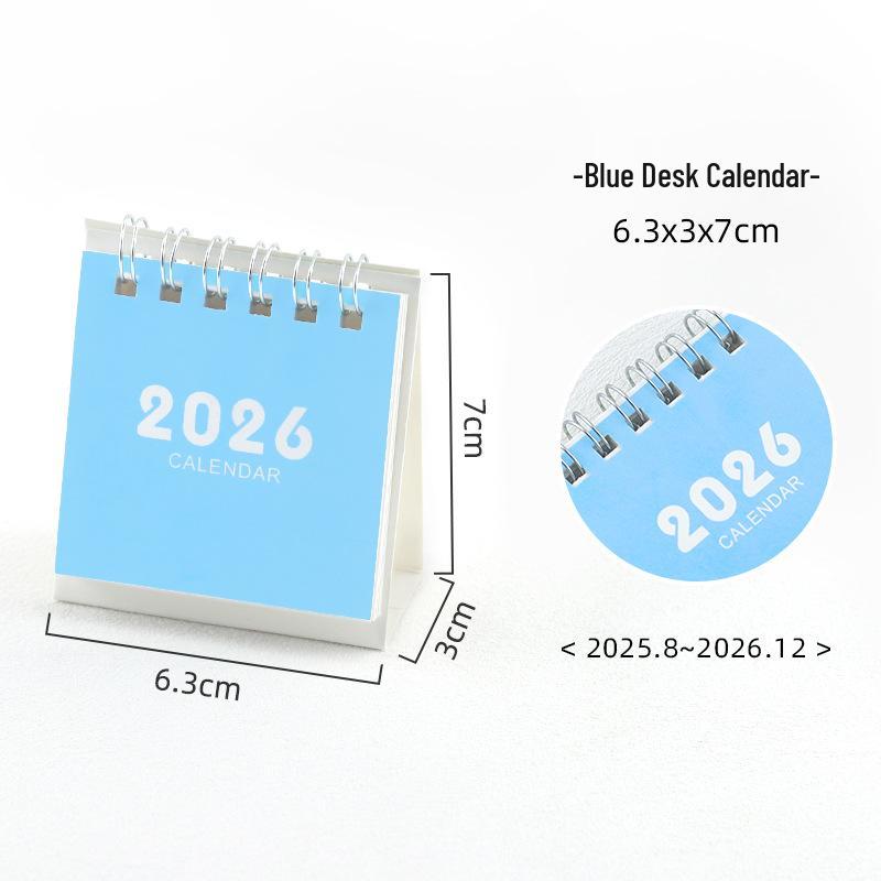 2026 Простой Свежий Мультяшный Настольный Календарь Планировщик Блокнот 2026 Edition