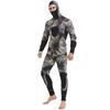 Men's Camouflage 5MM Thick Wetsuit: Warm, Long Sleeve, One-Piece for Fishing & Hunting