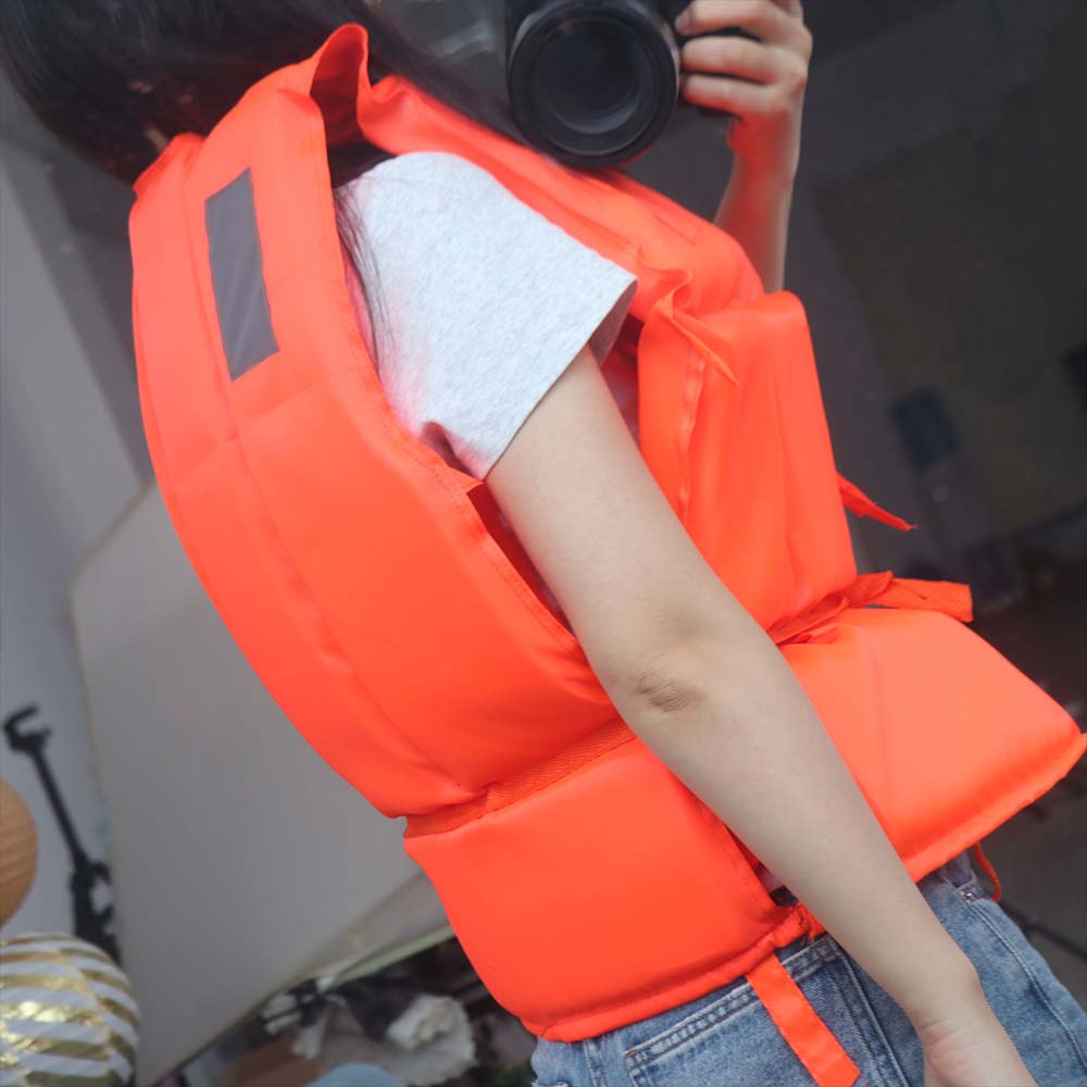 Survival Whistle Aid Safety Jacket Buoyancy Foam Life Vest Adults Life Jacket  Boating Surfing