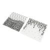 2pcs Embossing Folders Embossed Texture 15.1x15.1cm 5.9x5.9in Decorative Plastic Embossing Stencils for DIY Paper Craft