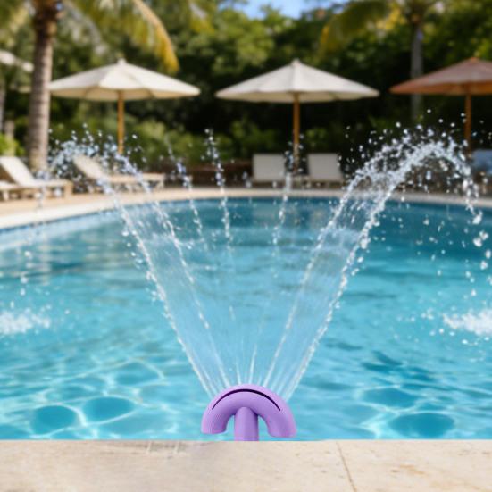 Pool Aerator Fountain Arc Shape Swimming Pool Aerator Cooling Sprinkler 3/4" Universal Fit for Inground Pools Summer Cooling