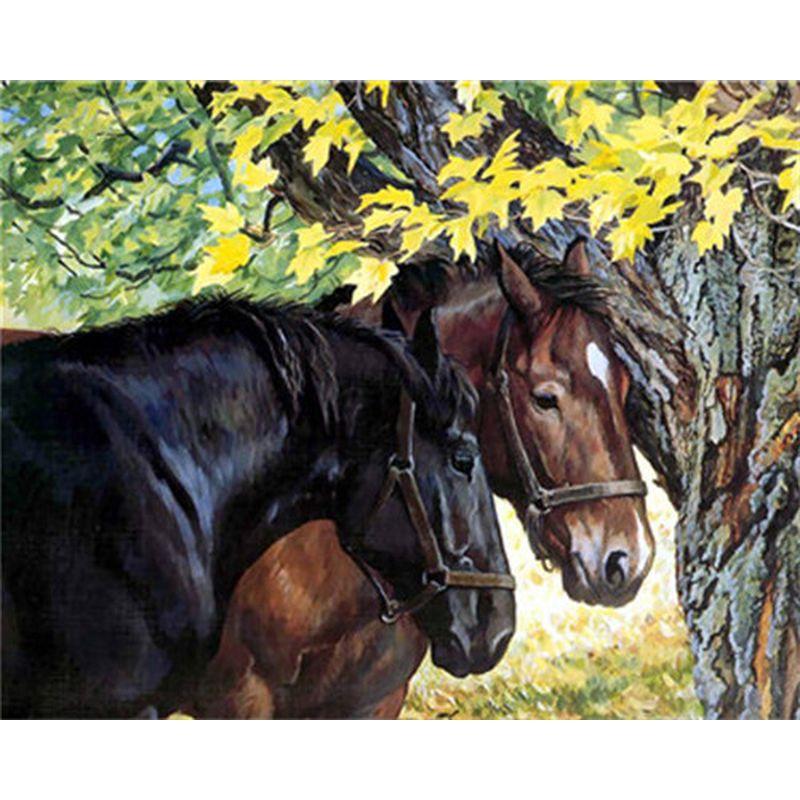 5D Diamond Painting Animals Cross Stitch Full Round Drill Painting Embroidery Craft Home Decor