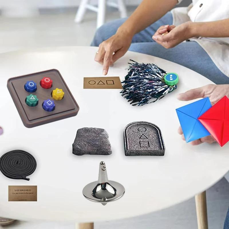 Gonggi Korean Stones Set Korean Folk Game Set Korean Traditional Play Board Game-Jebi chagi Gong-gi Biseokchigi Paeng-y DDAKJI