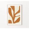 Minimalist Abstract Folk Art Prints, Colourful Bohemian Botanical Canvas Prints for Home, Bedroom, Living Room,Office,Decoration