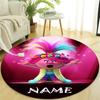 Personalized T-Trolls Round Chair Office Rug - Perfect for Mat, Office Chair & More - Ideal Gift for Birthdays and Holidays