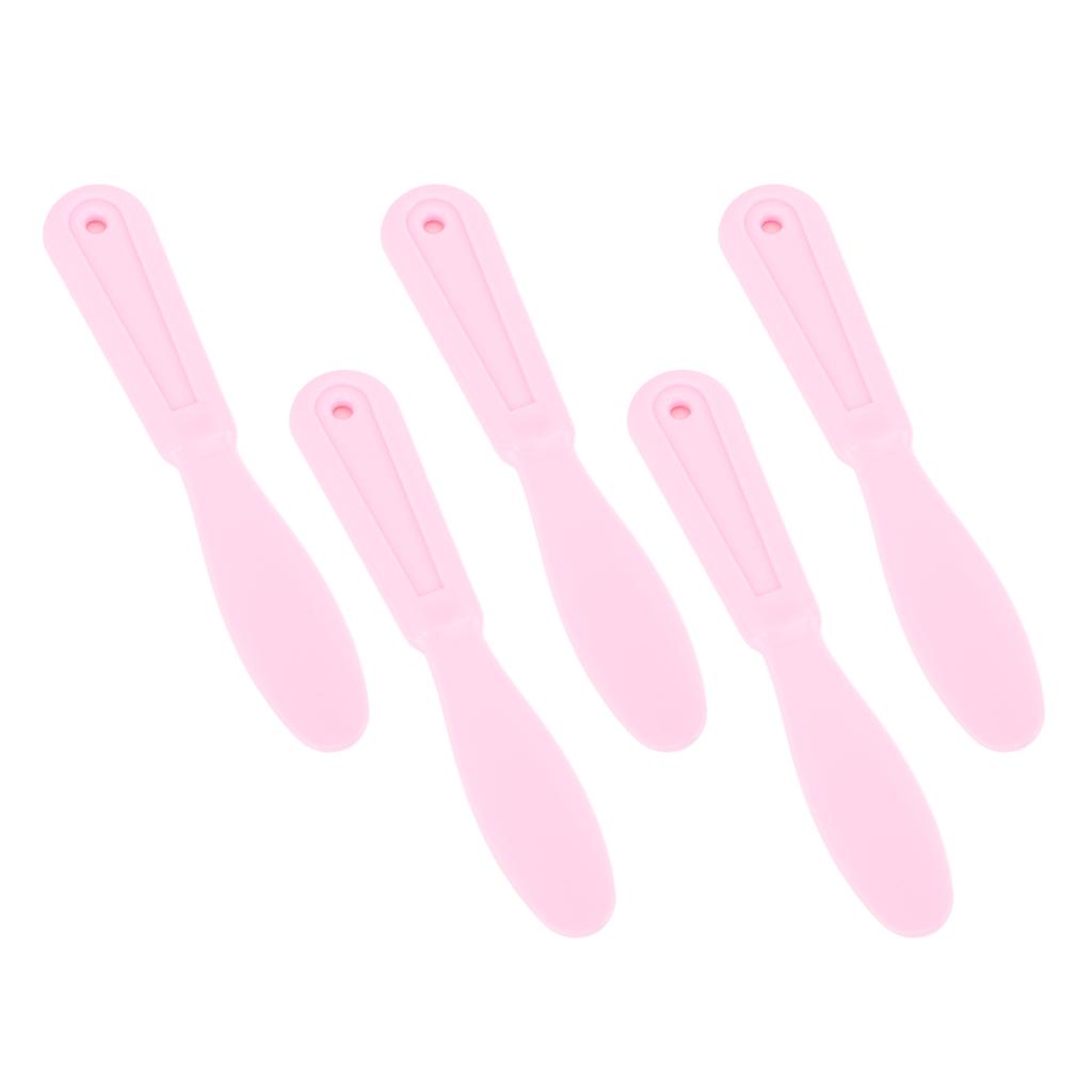 5PCS Plaster Spatula Plastic Ergonomic Design Easy to Clean Wear Resistant Mixing Stirring Spatula