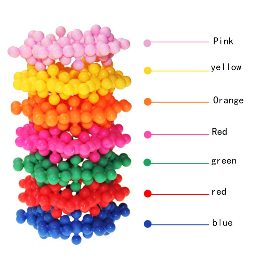 Blocs De Construction Flocon De Neige 600 Pièces - 1,02 Pouce, Multicolores, éducatif Pour Enfants 3-6 Ans