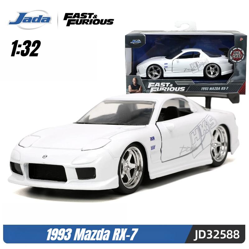 

Jada Toys 1:32 Швидкі та люті металеві машинки, Mitsubishi Lancer TOYATO Super Nissan Skyline GTR Jetta RX-7 Колекція Подарункові іграшки для дітей