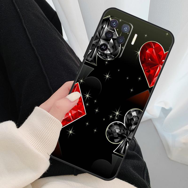 

Кейс для телефона Oppo A40 A60 A80 A5 Pro A15 A16 A17 A57 A77 A94 A74 A54 A76 A96 A18 A38 A58 A78 A98 с изображением пиковой дамы OPPO A94 5G