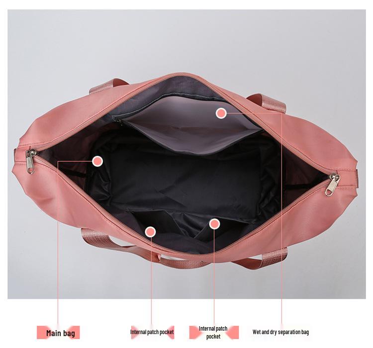 Universal Wheeled Folding Travel Storage Bag: Perfect for Packing Clothes On Short Trips