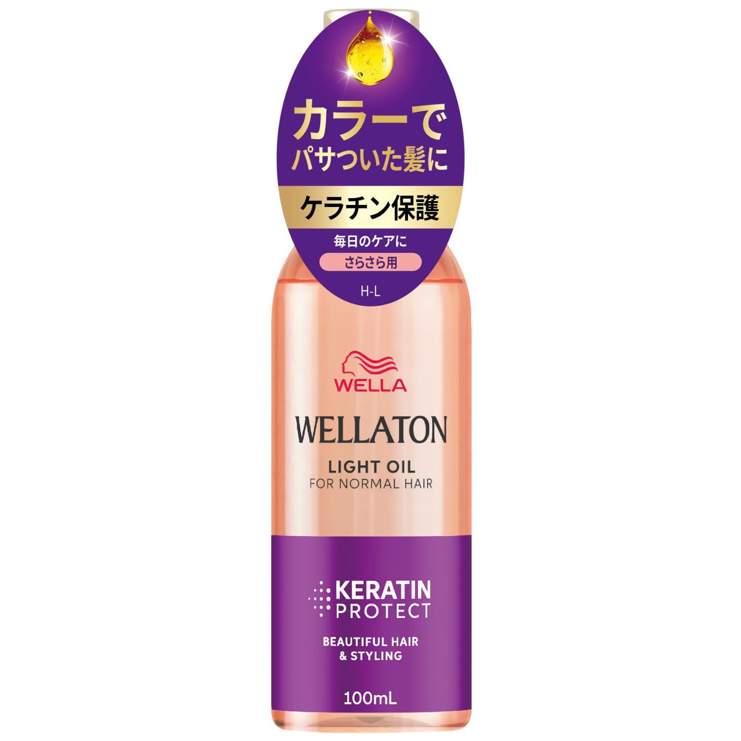 Wella Tone Hair Oil 100ml Light Smoothness Manageability Leave-in Treatment