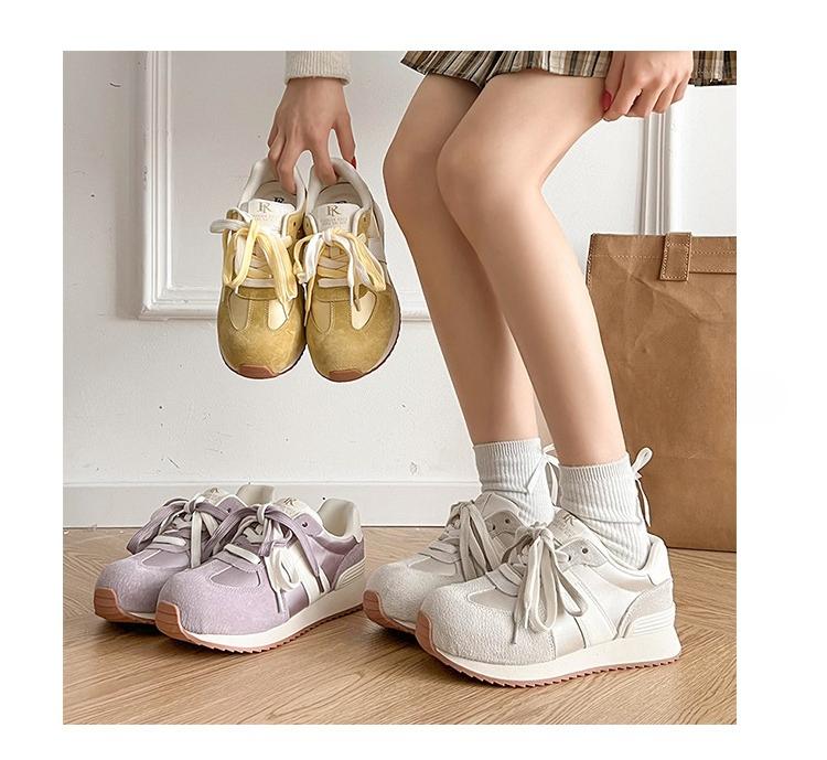 Fashion Purple Forrest Gump Women Platform 2025 New Fall Student Casual Versatile Lightweight Sneakers