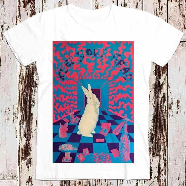 Feed Your Head White Rabbit Alice In Wonderland Cool Gift Top Tee T Shirt 8735 XL
