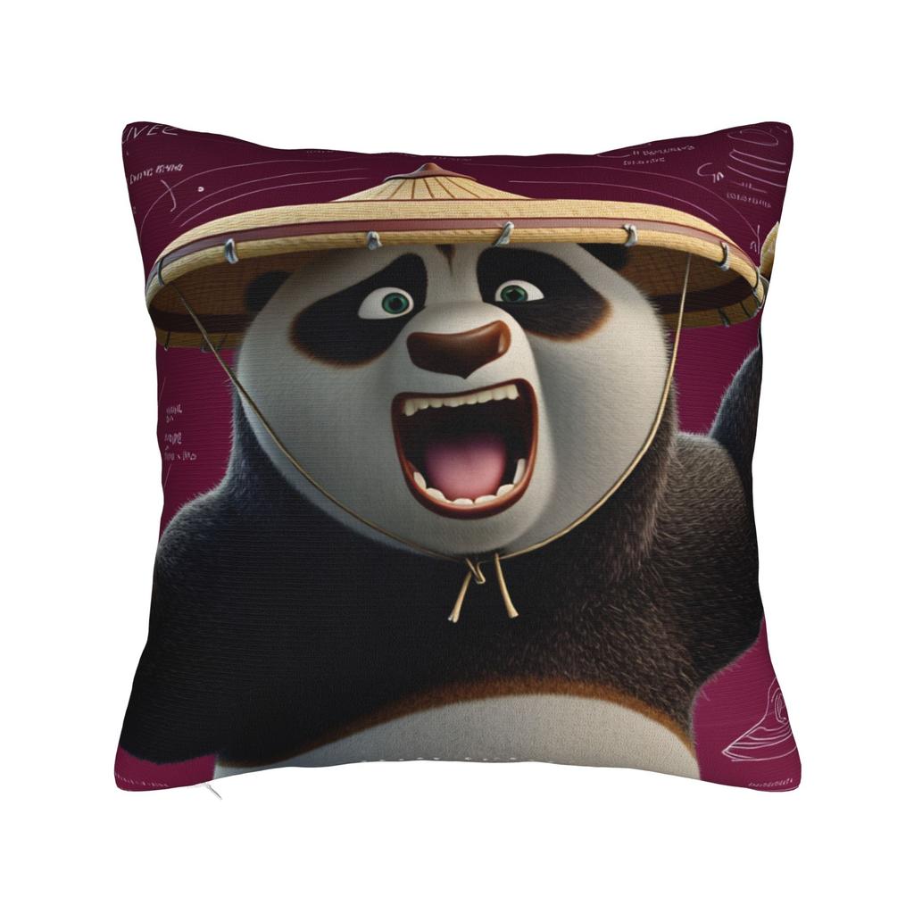 Pillow Cover K Ung F-Fu Panda Funny Pillow Case For Chair Sofa Home Decor Pillowcases
