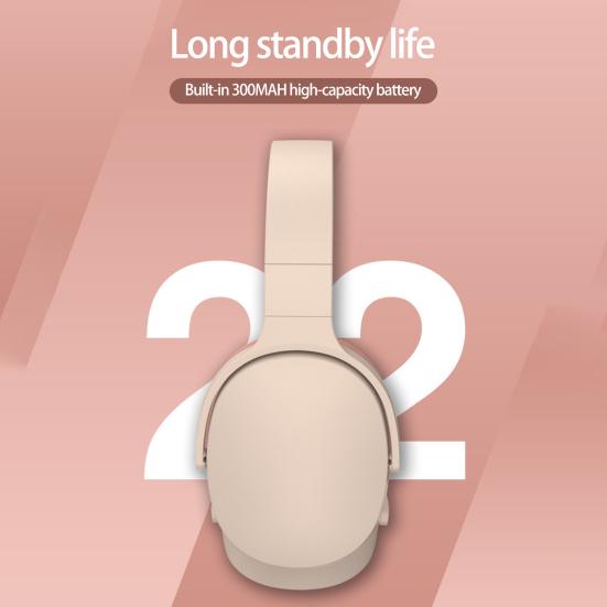 Wireless Headset HiFi Foldable Intelligent Noise Reduction Ergonomic Bluetooth-compatible 5.1 Stereo Over Ear Headphone Audio Accessories