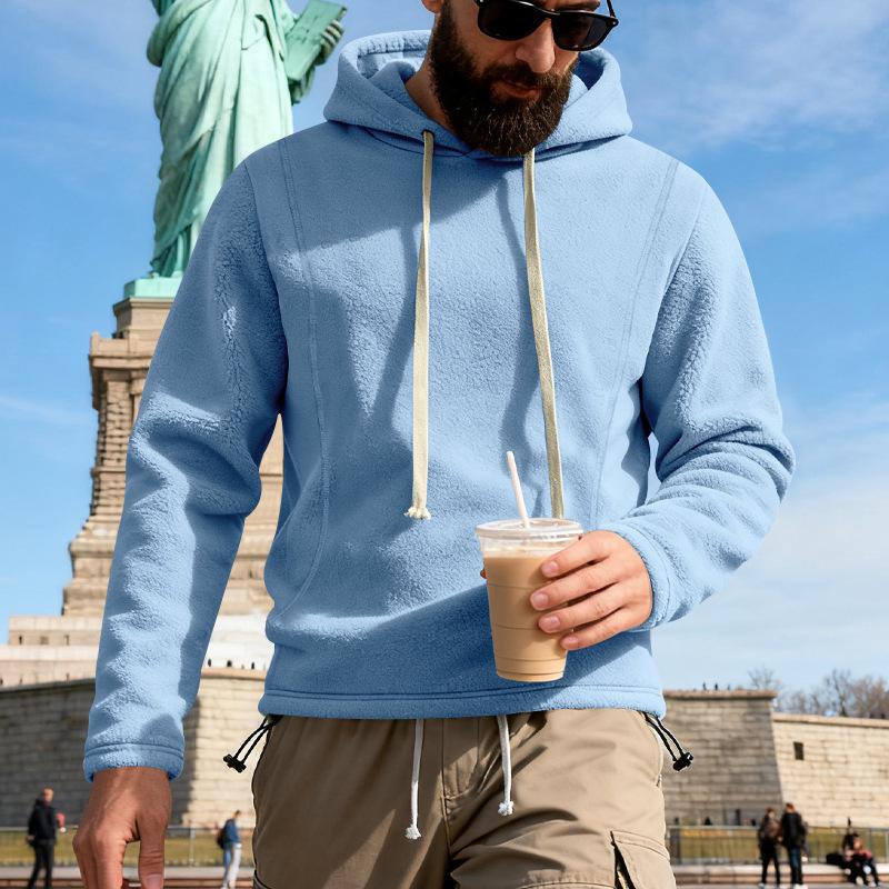 Men's Heavyweight Tactical Fleece Hoodie - European & American Style