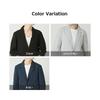 [arcade] Tailored Jacket Men's 3/4 Sleeve Thin Refreshing Lightweight Summer Jacket Seersucker Spring/summer Jacket Jacket M Navy