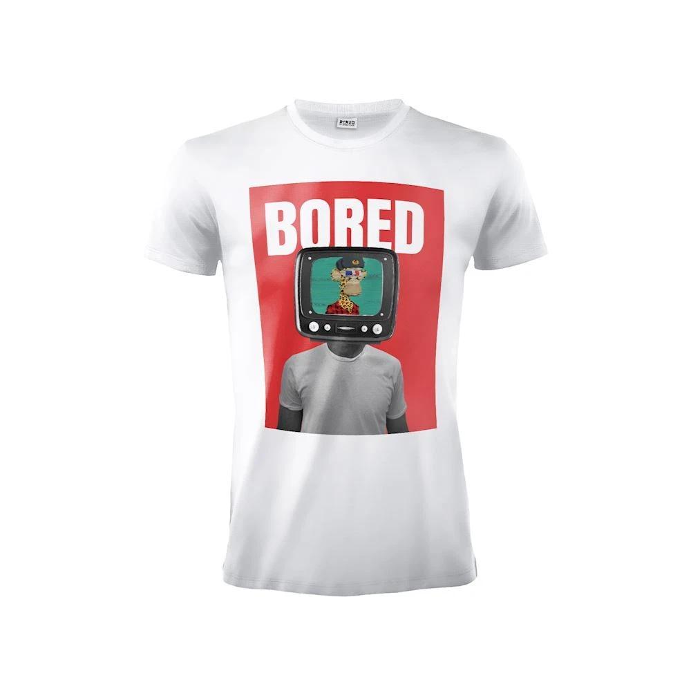 

Bored of Directors T-Shirt - Original Official White Jersey T-Shirt- 3XL