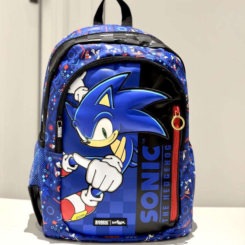 Smiggle Modrý Školní Batoh s Dvojitými Ramenními Popruhy pro 1.-6. třídu - Velký, Dekompresní, Multifunkční Batoh