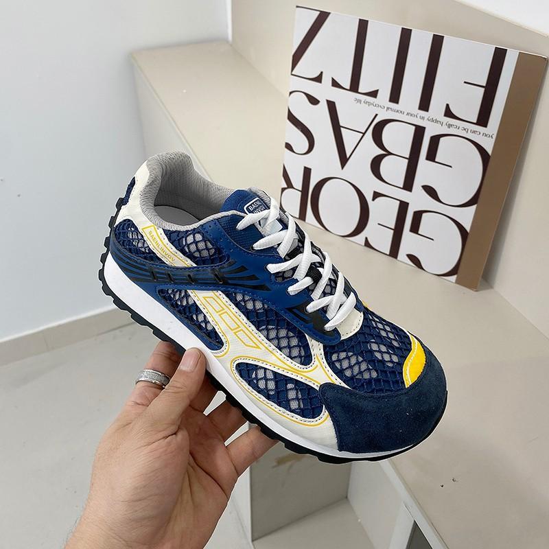 Paris mesh silver dad shoes women 2025 summer new Internet celebrity platform sports casual shoes Wang Yibo same style