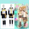 Fantasia Cosplay de Kagamine Rin/Len Para Halloween e Festa a Fantasia