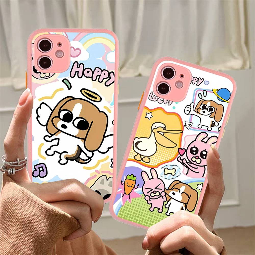 Anime SiamLIPu Matte Translucent Phone Case For iphone 16 ProMax 15 14 13 12 11 X XS PRO Plus