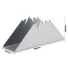Triangular Napkin Holder Stainless Steel Stand Vertical Tissue Rack for Home Restaurant Hotel