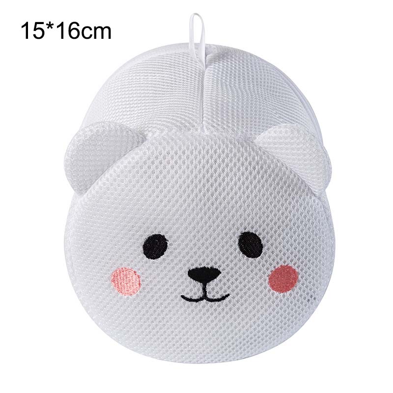 Machine-wash Special Home Use Polyester Anti-deformation Bra Mesh Bags Laundry Brassiere Bag Cleaning Underwear Sock Cartoon