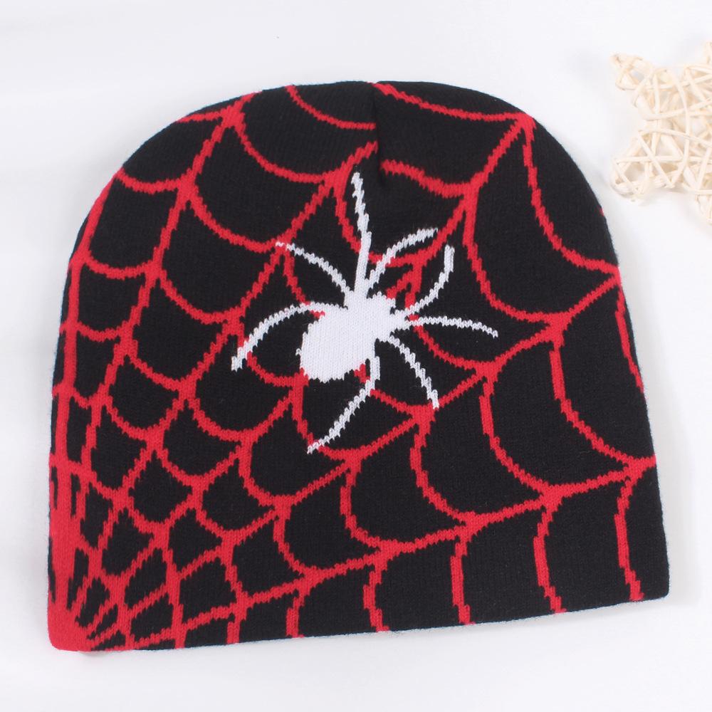 Hat Cool Spider Webs And Spiders Patterns Unisex Warm Knitted Hatsbeanie