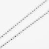 TIFFANY&Co. Atlas Bar Necklace Ball Chain Silver925 19.2g Women Used