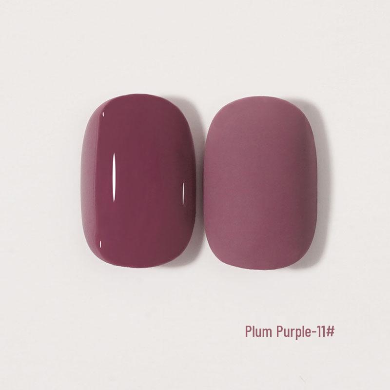 2024 Trendy Glitter Nail Gel Polish Set In Grape and Plum Purple for Salons