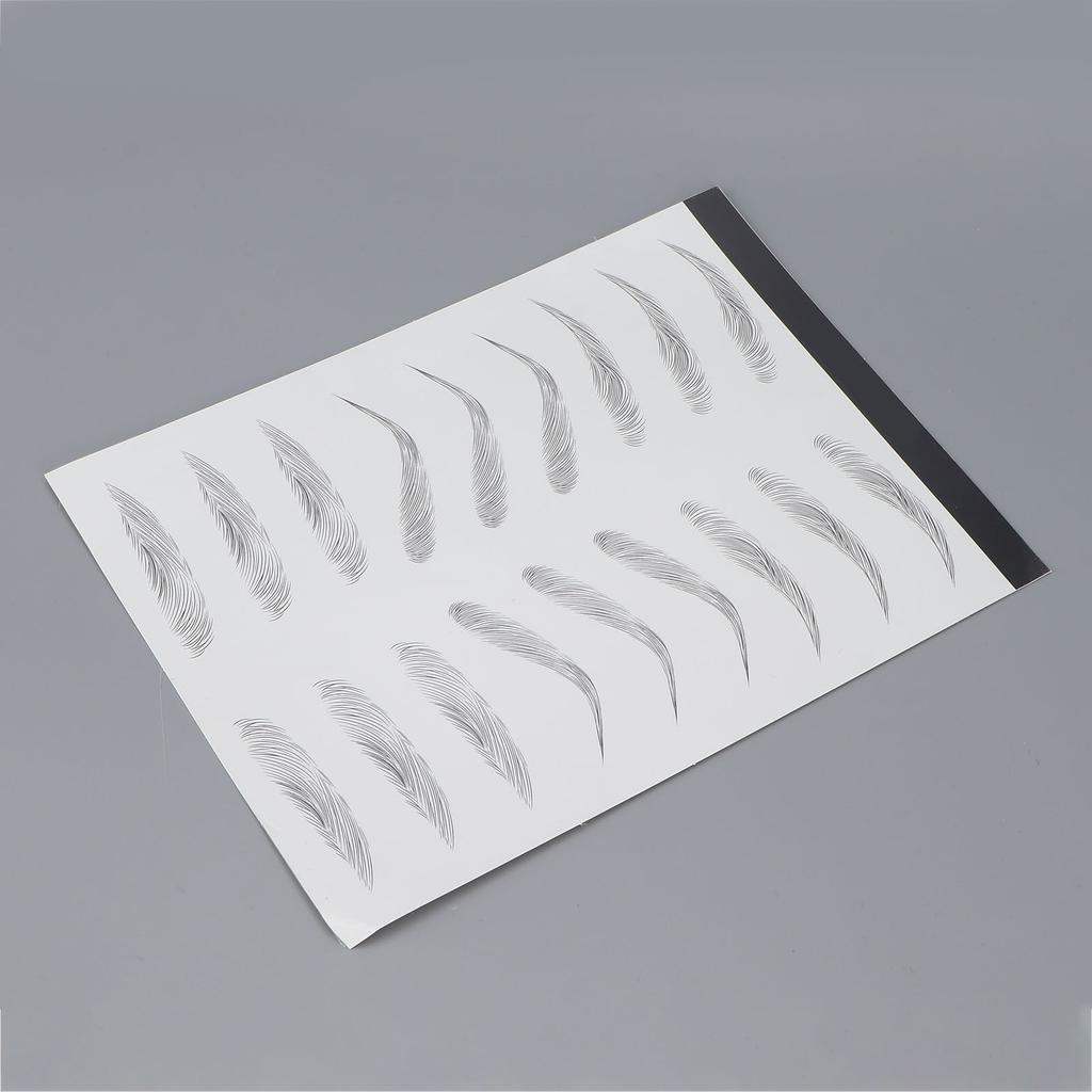 Eyebrow Tattoos Stickers 6D Nature Waterproof Temporary Tattoo Eyebrow for Eyebrow Grooming Shaping