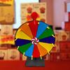 Prize Colors Wheel Desktop Durable Editable Iron Fortune Wheel for Promotional Activities Carnivals Gatherings Themed Party