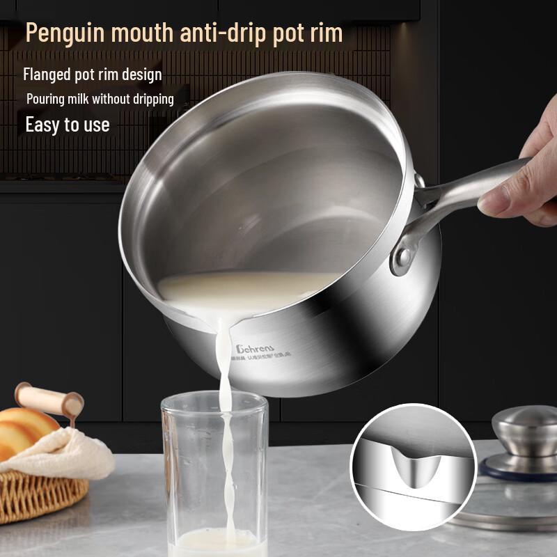 Berens 304 Stainless Steel Baby Milk Pot with Steamer