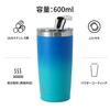 BOTTLE BOTTLE Tumbler with Lid, Spill-Resistant, 600ml Large Capacity Water Bottle, Double-Walled Stainless Steel Coffee Bottle, Vacuum Insulated, Kee
