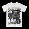 Shedeur Sanders American Football Player White Cotton TShirt Retro Vintage Graphic Style